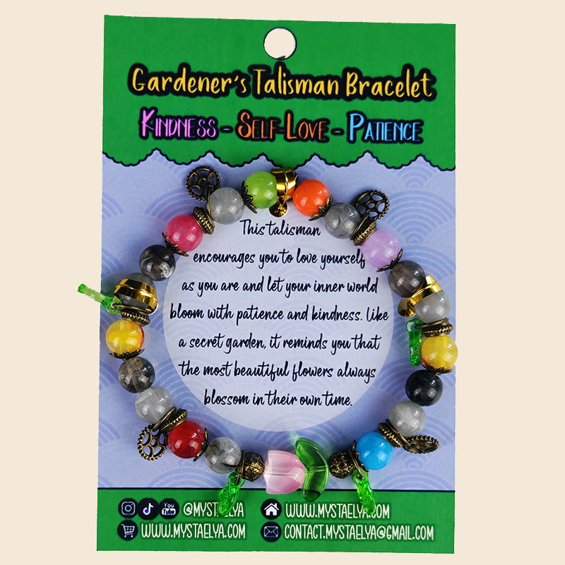 Bracelet talisman du jardinier – Oliver - Bienveillance, amour de soi & patience (La Clairière des Âmes Ferrées)
