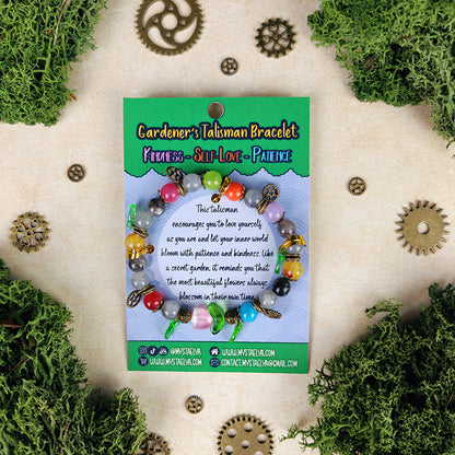 Bracelet talisman du jardinier – Oliver - Bienveillance, amour de soi & patience (La Clairière des Âmes Ferrées)