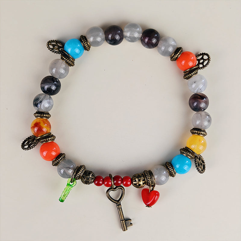 Bracelet talisman de l'inventeur – Sparky - Créativité, ingéniosité, énergie (La Clairière des Âmes Ferrées)