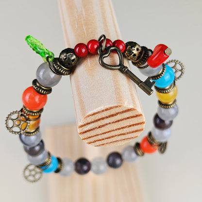 Bracelet talisman de l'inventeur – Sparky - Créativité, ingéniosité, énergie (La Clairière des Âmes Ferrées)