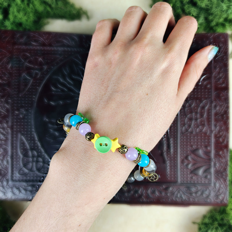 Bracelet talisman de la rêveuse – Vivy - Intuition, sérénité & magie intérieure (La Clairière des Âmes Ferrées)