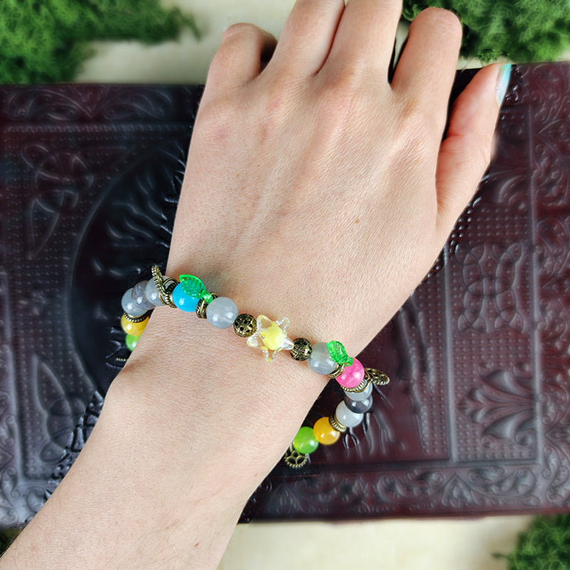 Bracelet talisman de l’exploratrice - Pixy - Courage, aventure & émerveillement (La Clairière des Âmes Ferrées)