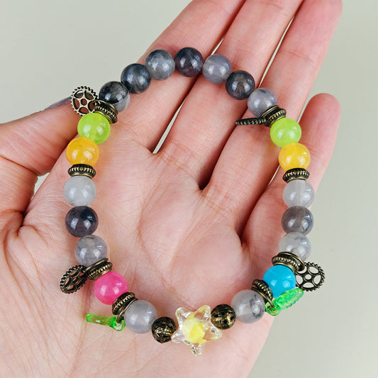 Bracelet talisman de l’exploratrice - Pixy - Courage, aventure & émerveillement (La Clairière des Âmes Ferrées)