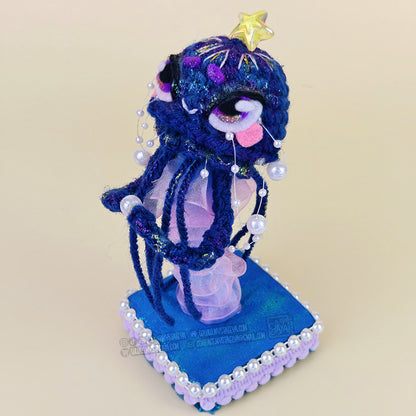 Byeol - Poupée d'art au crochet - La méduse étoilée (Pièce unique)