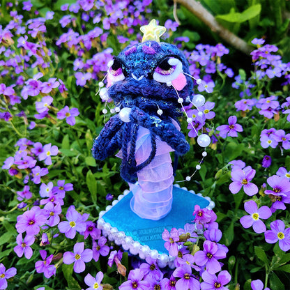 Byeol - Poupée d'art au crochet - La méduse étoilée (Pièce unique)
