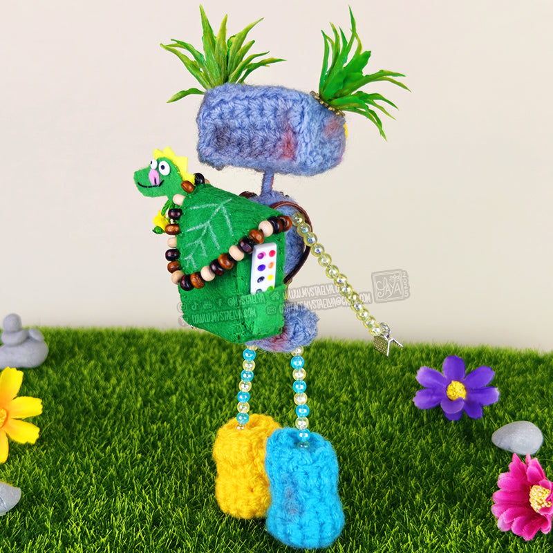 Pixy - Créature à adopter - La petite exploratrice de Mystaelya (pièce unique, La Clairière des Âmes Ferrées)