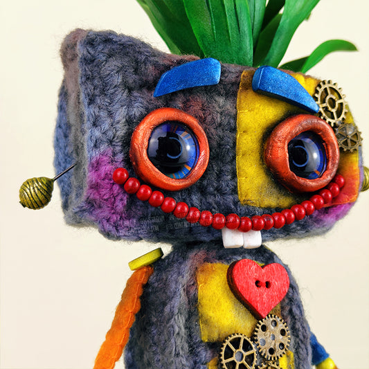Sparky - Créature à adopter - L'inventeur au grand cœur (pièce unique, La Clairière des Âmes Ferrées)