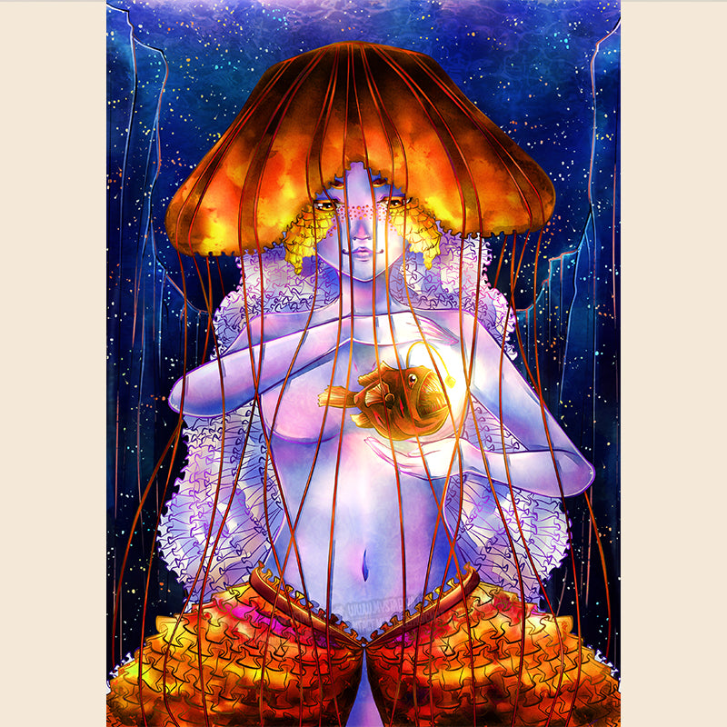 Illustration “Be the light - Sois la lumière” – Illustration imprimée A5 / A4