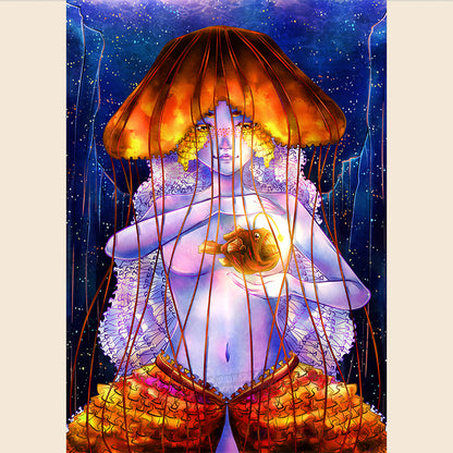 Illustration “Be the light - Sois la lumière” – Illustration imprimée A5 / A4