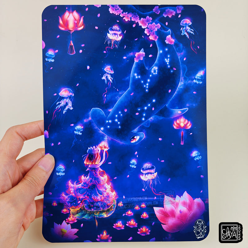 Illustration “Make a Wish – Fais un vœu” – Illustration imprimée A5 / A4