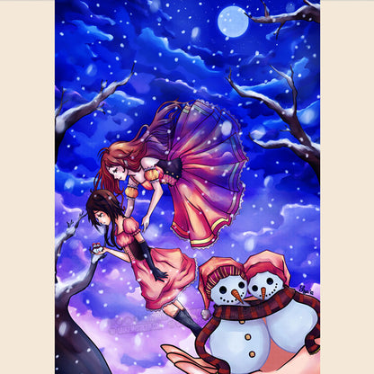 Illustration “With You – Avec toi” – Illustration imprimée A5 / A4